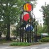 Wind Sculpture by Jack Pentes 
W. Trade St. - 2015 Update